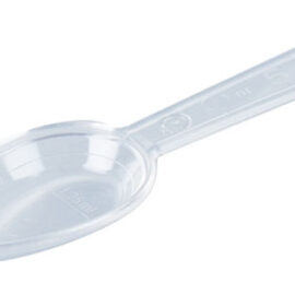 White Translucent PP Single or Double End Plastic 2.5ml to 5ml Measuring Spoons