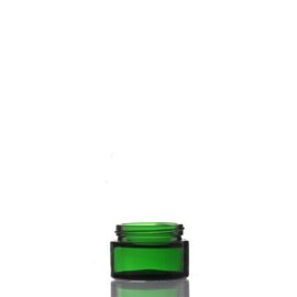 Green Glass Cosmetic Jars 20ml to 50ml