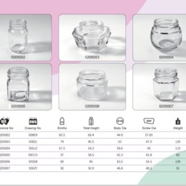 Clear Glass Food Jars 50ml to 75ml