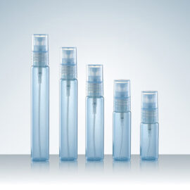 Glass Vial Perfum Bottle Blue Dia 21.5mm PP Mist Sprayer